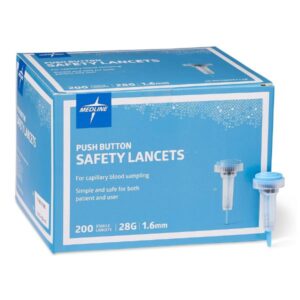 Medline Safety Lancet with Twist-Top - Best Needle Burner Syringe Destroyers